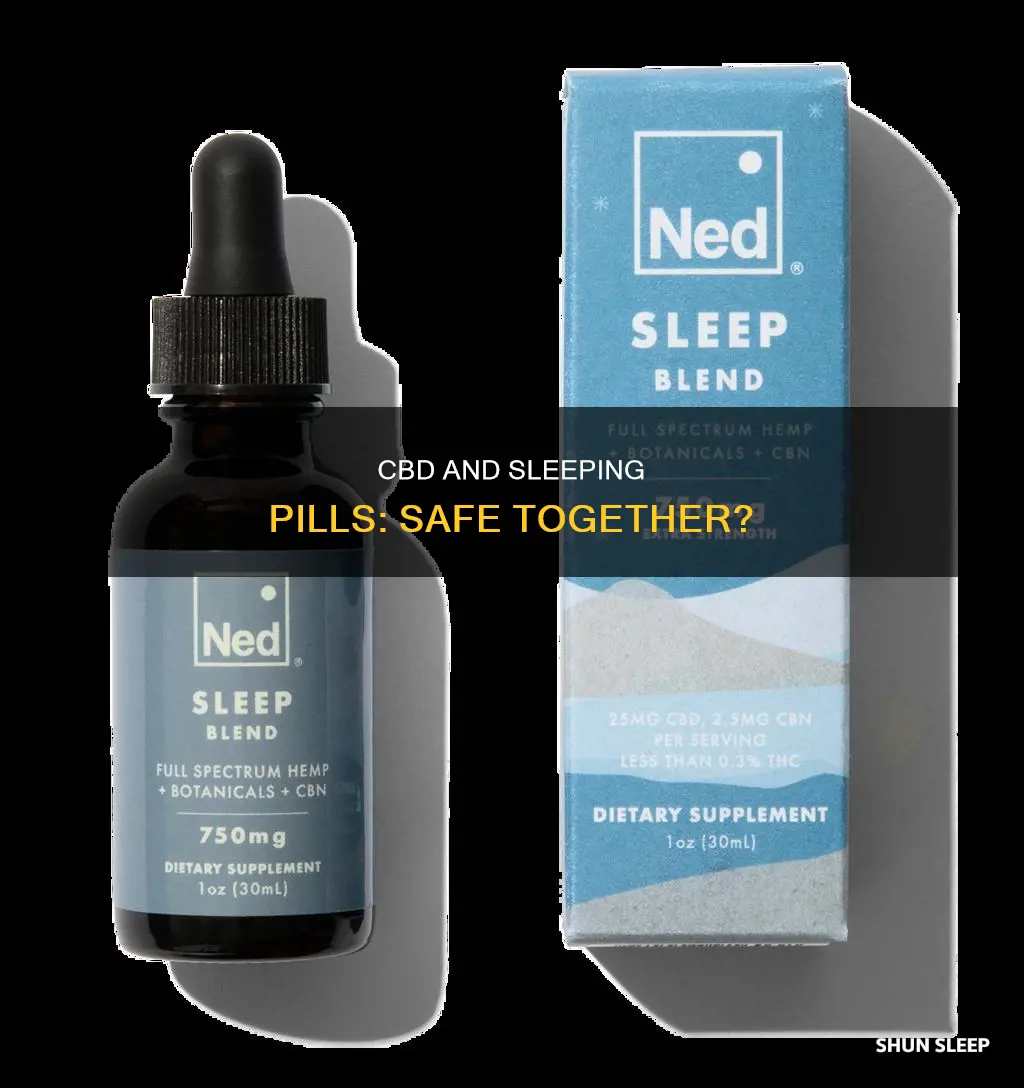 can you mix cbd and sleeping pills