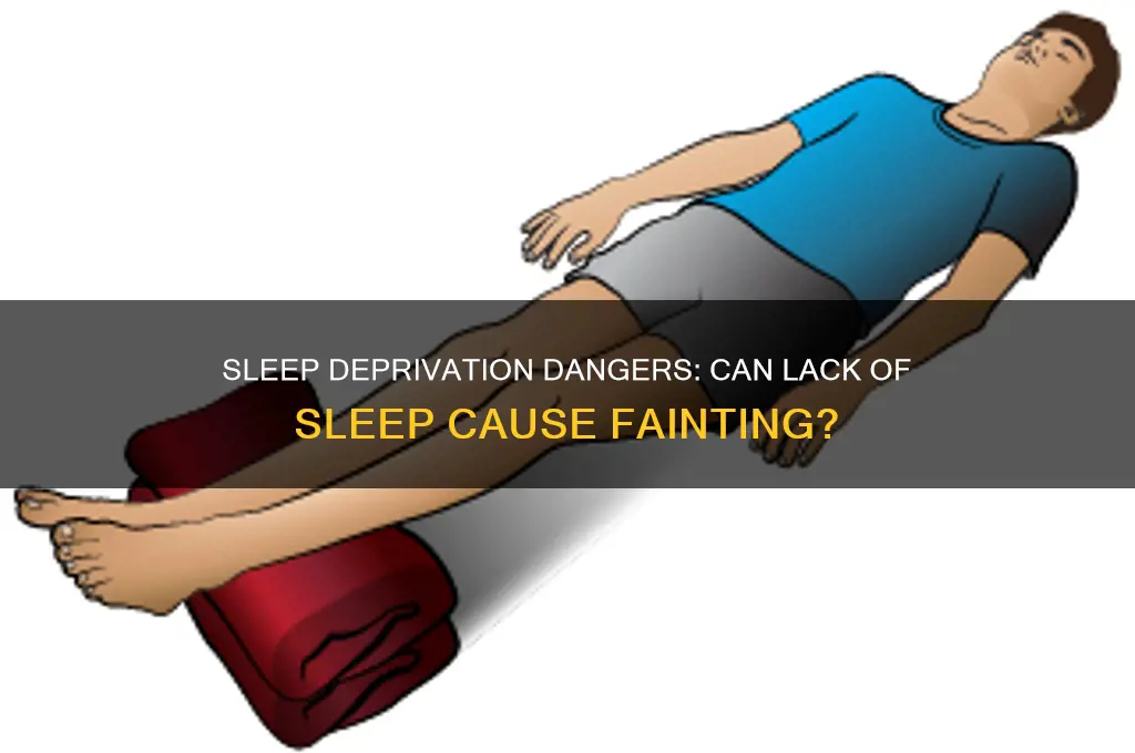 can you pass out from not getting enough sleep
