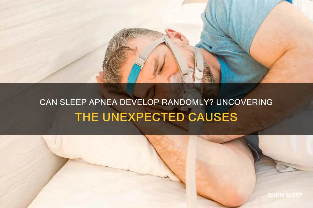 can you randomly get sleep apnea