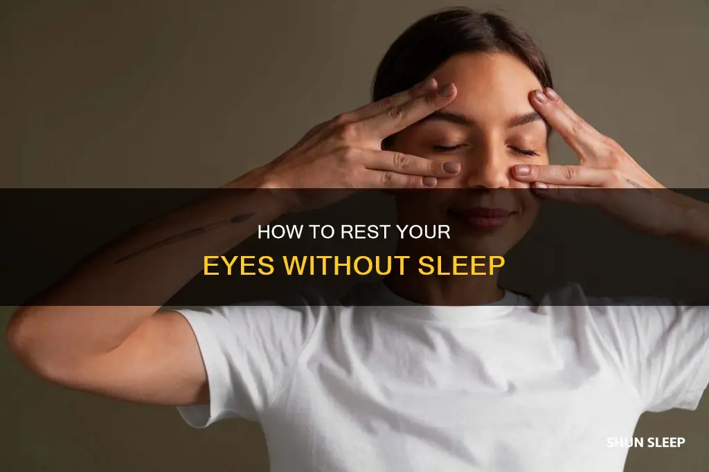 can you rest your eyes without sleeping