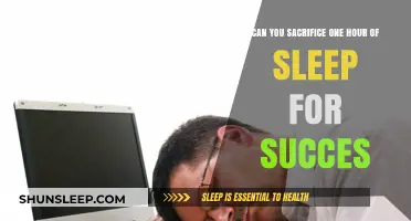 Unlocking Success: The Power of One Less Hour of Sleep