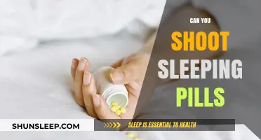 Shooting Sleeping Pills: Safe or Not?
