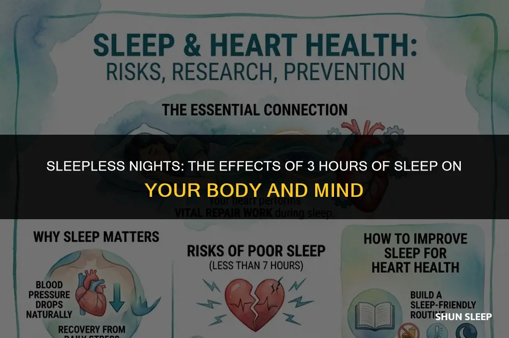 can you sleep 3 hours