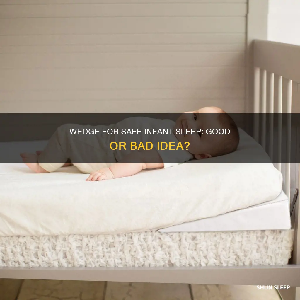can you sleep a 3 month old on a wedge