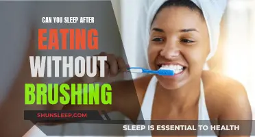 Brushing After Eating: Should You Sleep or Not?