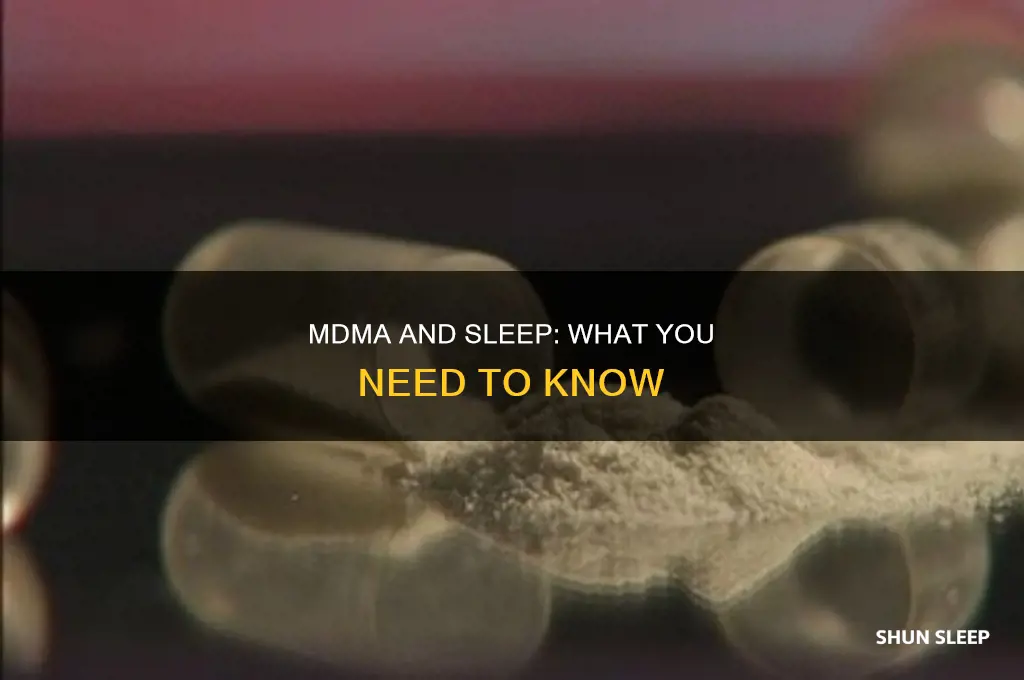 can you sleep after taken mdma