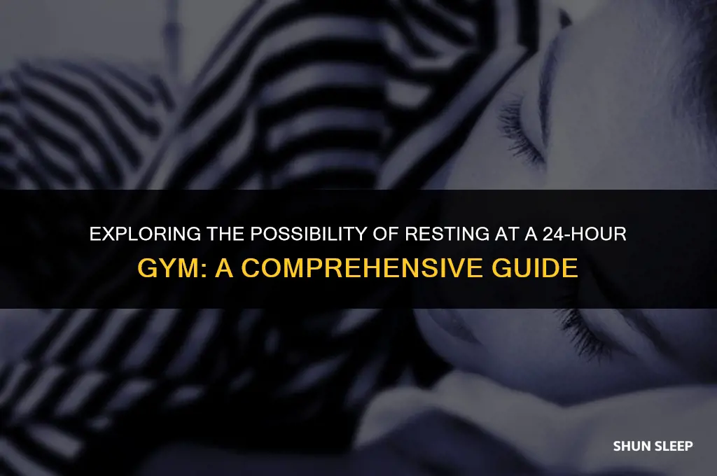 can you sleep at a 24 hour gym