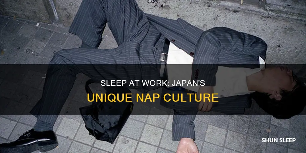 can you sleep at work in japan