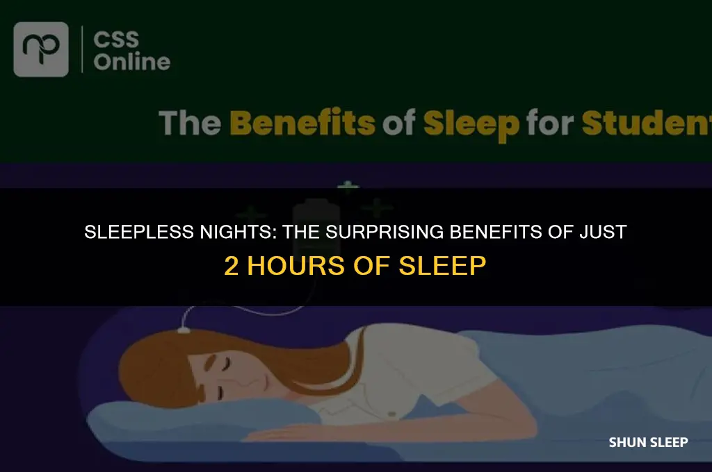 can you sleep for 2 hours