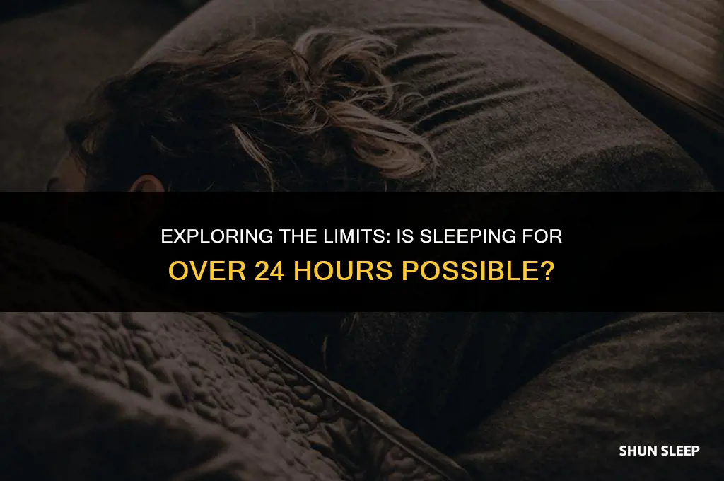 can you sleep for more than 24 hours