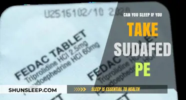 Sudafed PE and Sleep: What You Need to Know