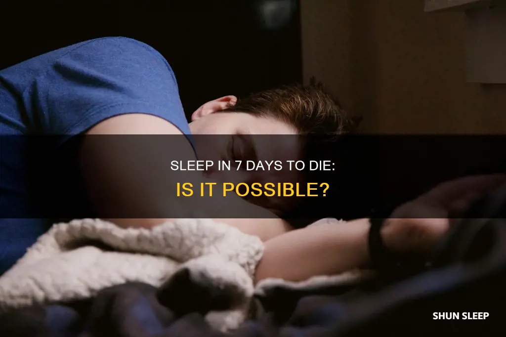 can you sleep in 7 days to die