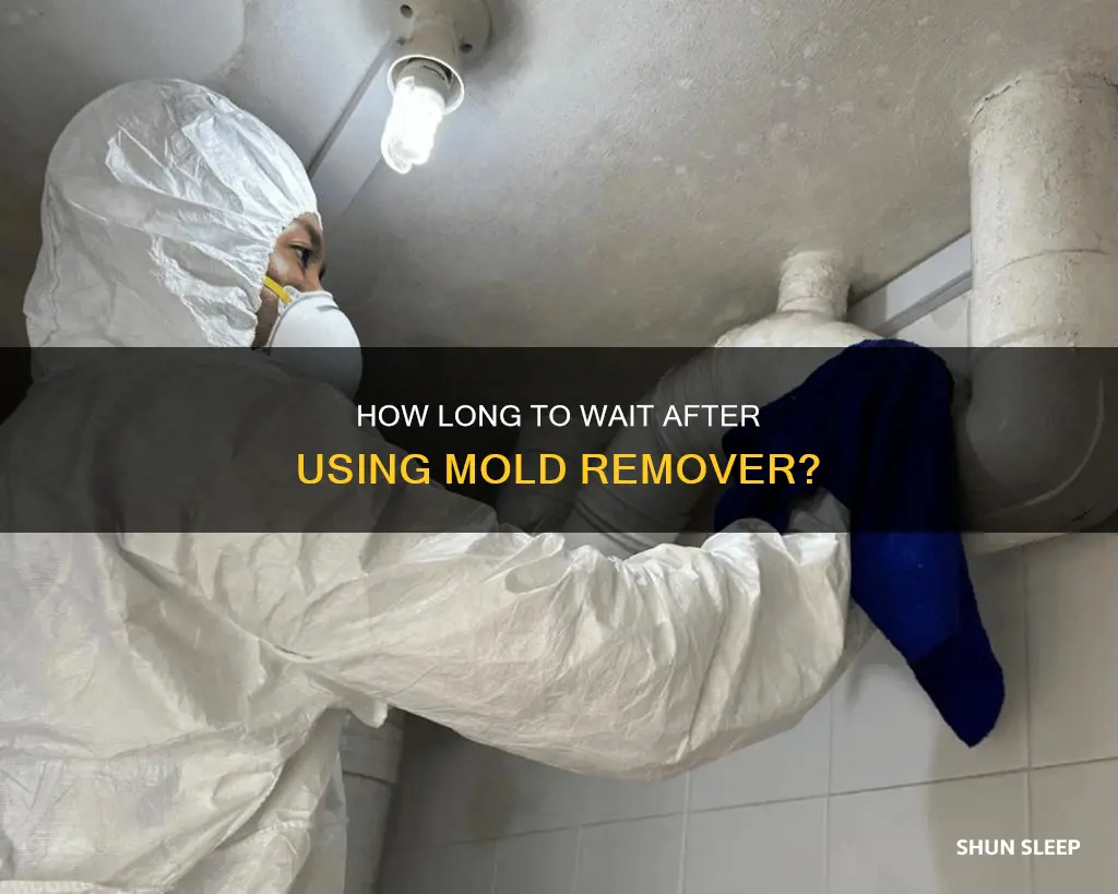 can you sleep in a room after using mould remover