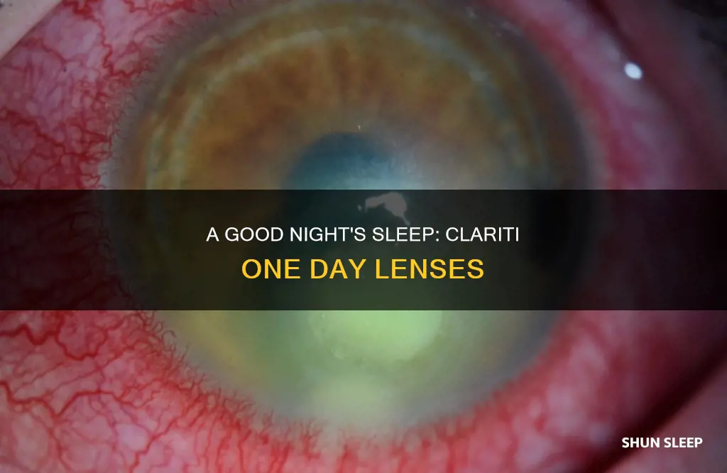 can you sleep in clariti one day lens