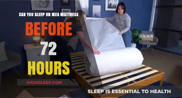 Unboxing Comfort: Can You Sleep on an IKEA Mattress Before 72 Hours?