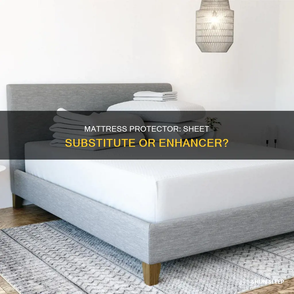 can you sleep on mattress protector without sheets