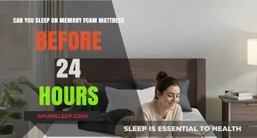 Unveiling the Truth: Is It Safe to Sleep on a New Memory Foam Mattress Right Away?