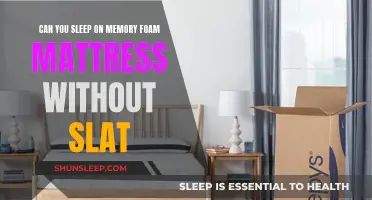 Memory Foam Mattress: Slat-Free Sleep Solution