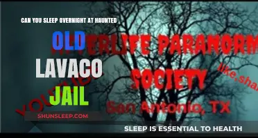 Haunted Old Lavaco Jail: A Night of Fright and Sleep?