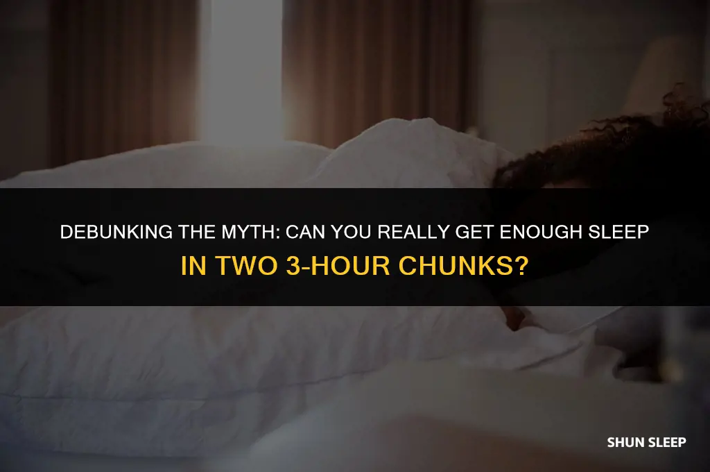 can you sleep three hours twice