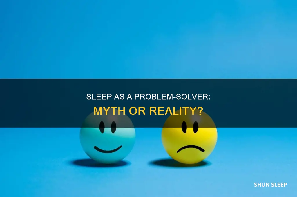 can you sleep to get rid of your problems