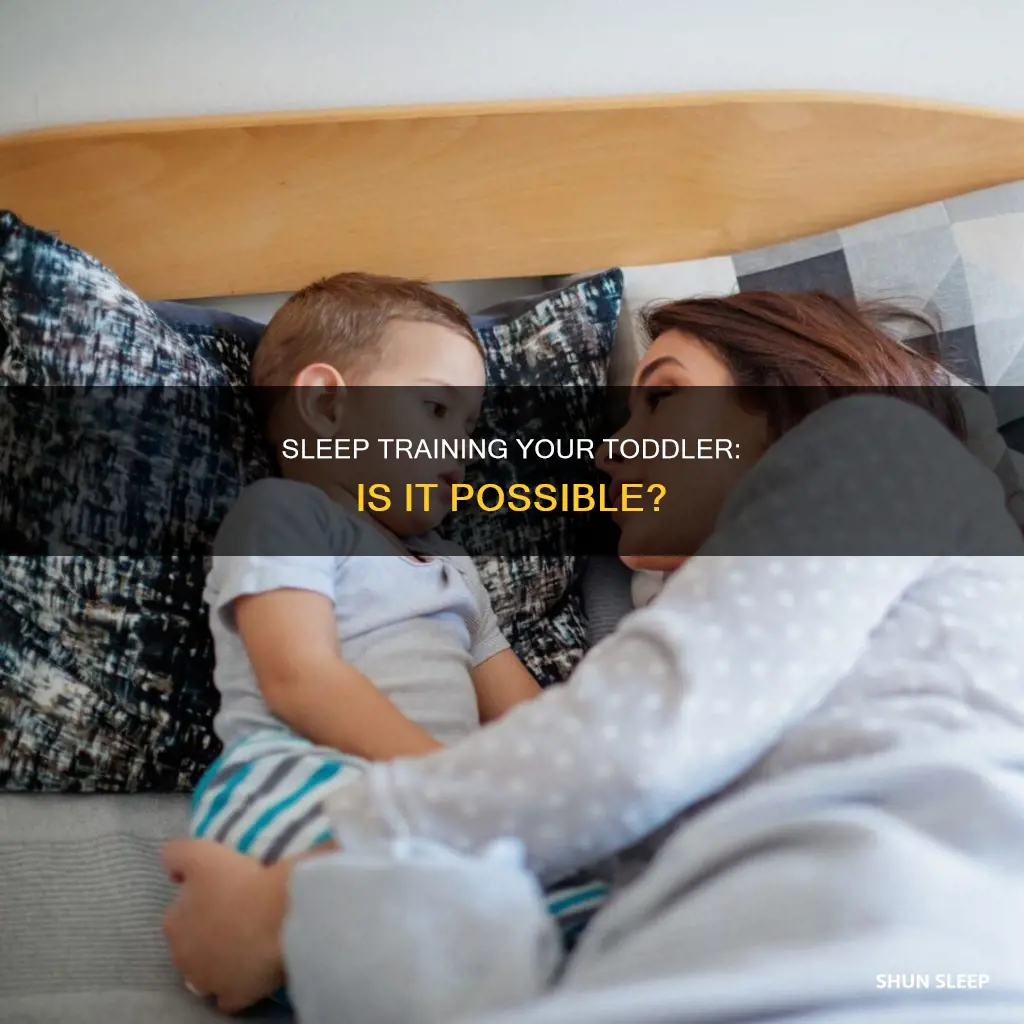 can you sleep train a 1 year old