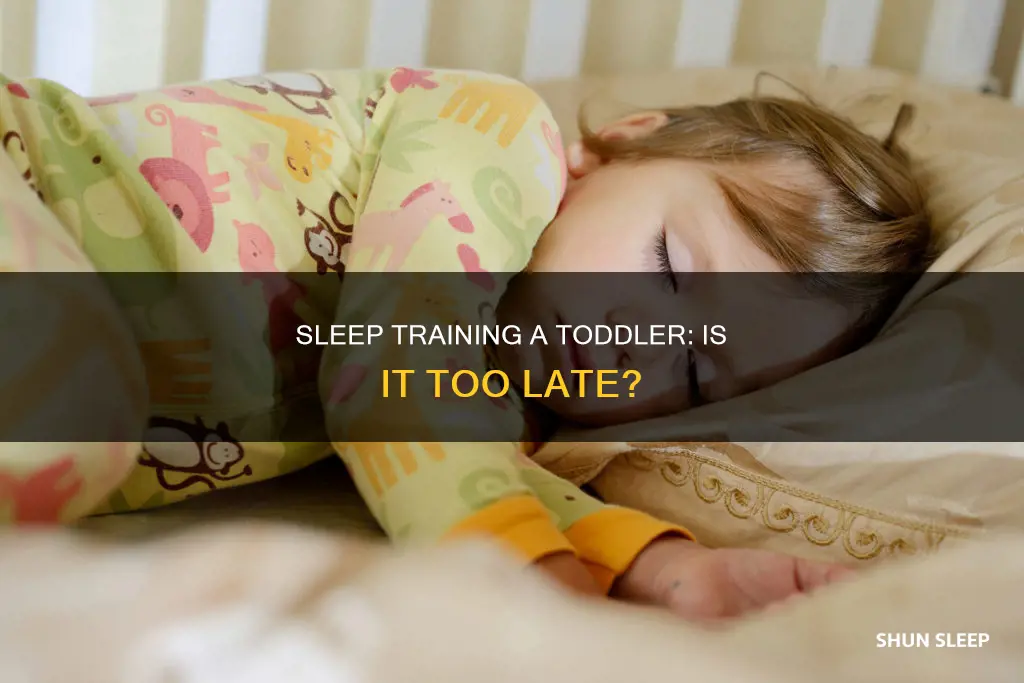 can you sleep train a 19 month old