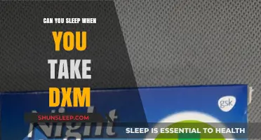 Sleeping on DXM: What You Need to Know