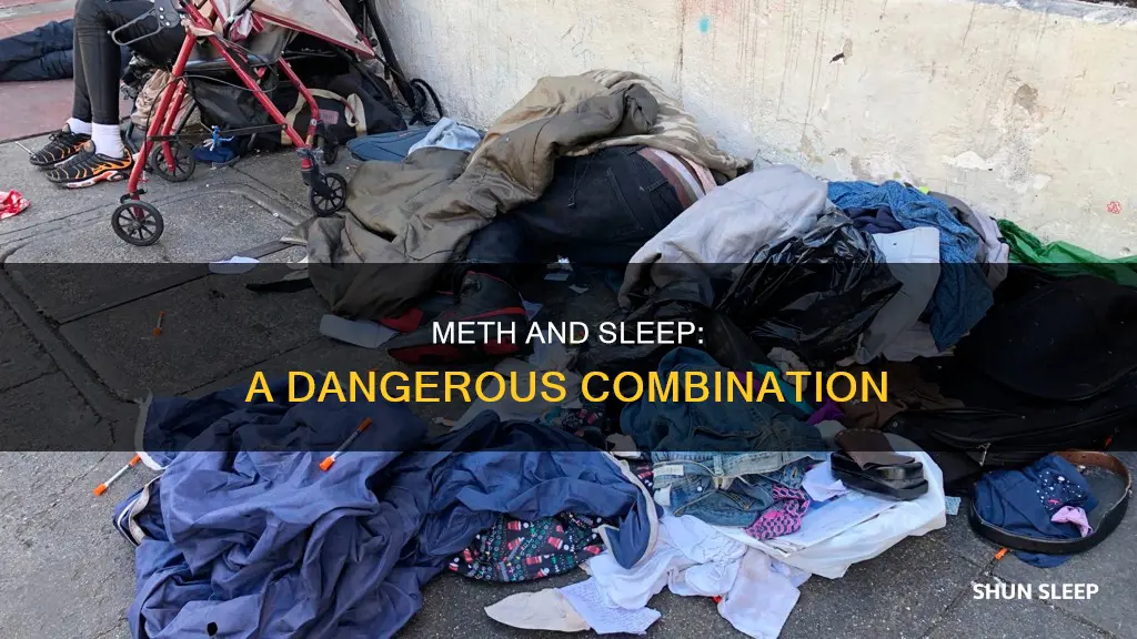 can you sleep while using meth