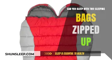 Double Sleeping Bag Comfort: Zipped Up or Not?