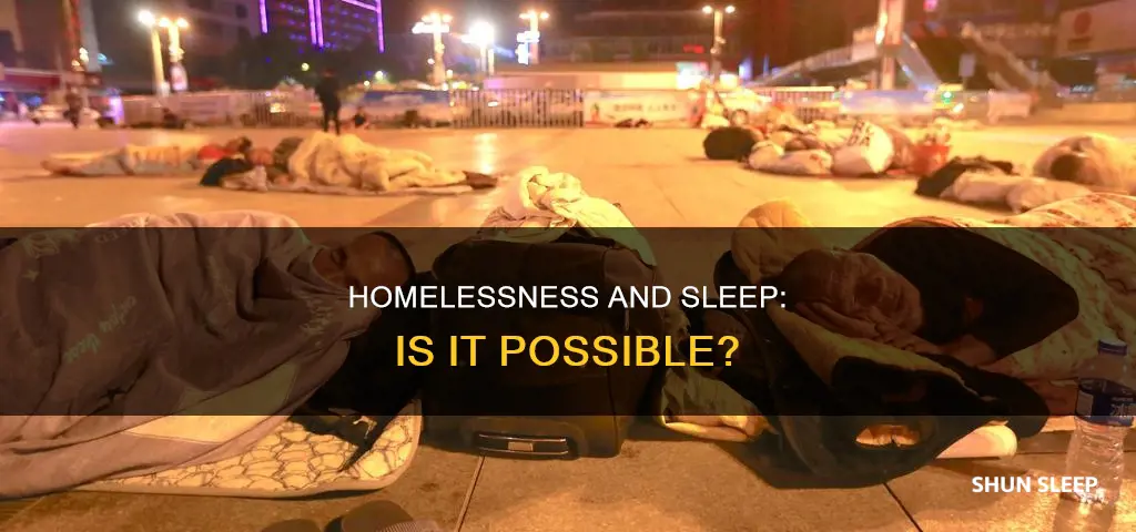can you sleep without a house