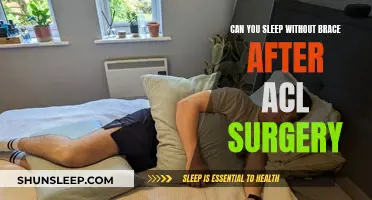 Brace and Rest: Sleeping After ACL Surgery