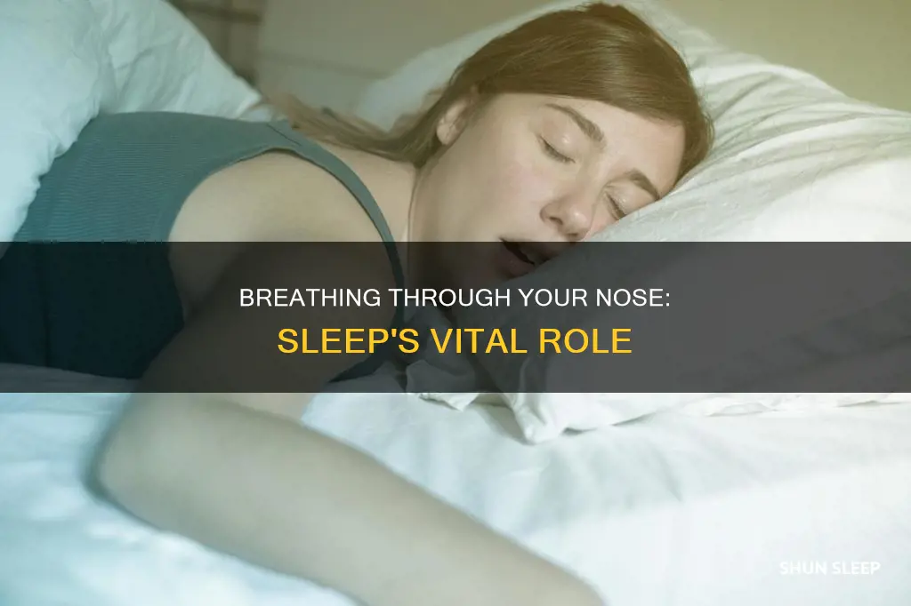 can you sleep without breathing through your nose