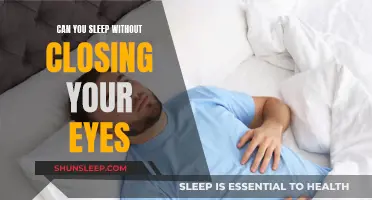 How to Sleep with Eyes Open: A Guide