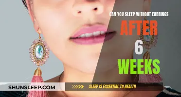 Earring-free Sleep: When Can You Go Without?