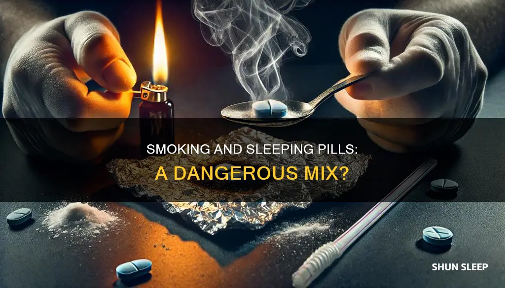 can you smoke on sleeping pills