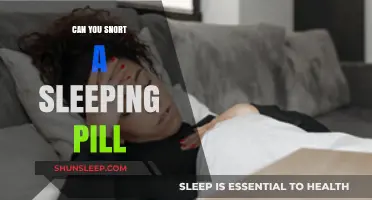 Dangers of Snorting Sleeping Pills: What You Need to Know