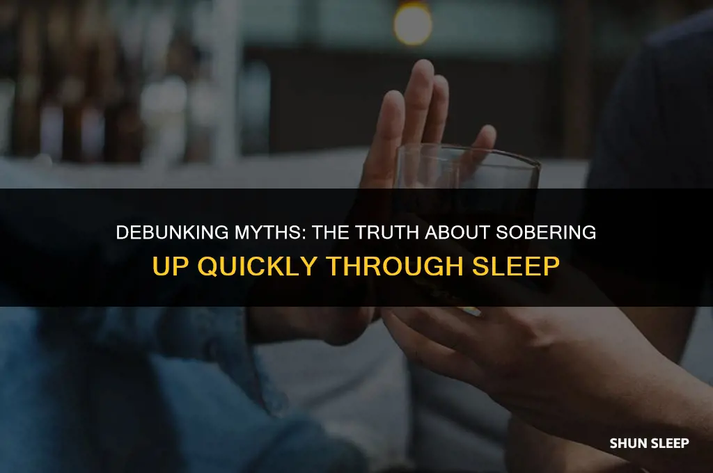 can you sober up in 3 hours if you sleep