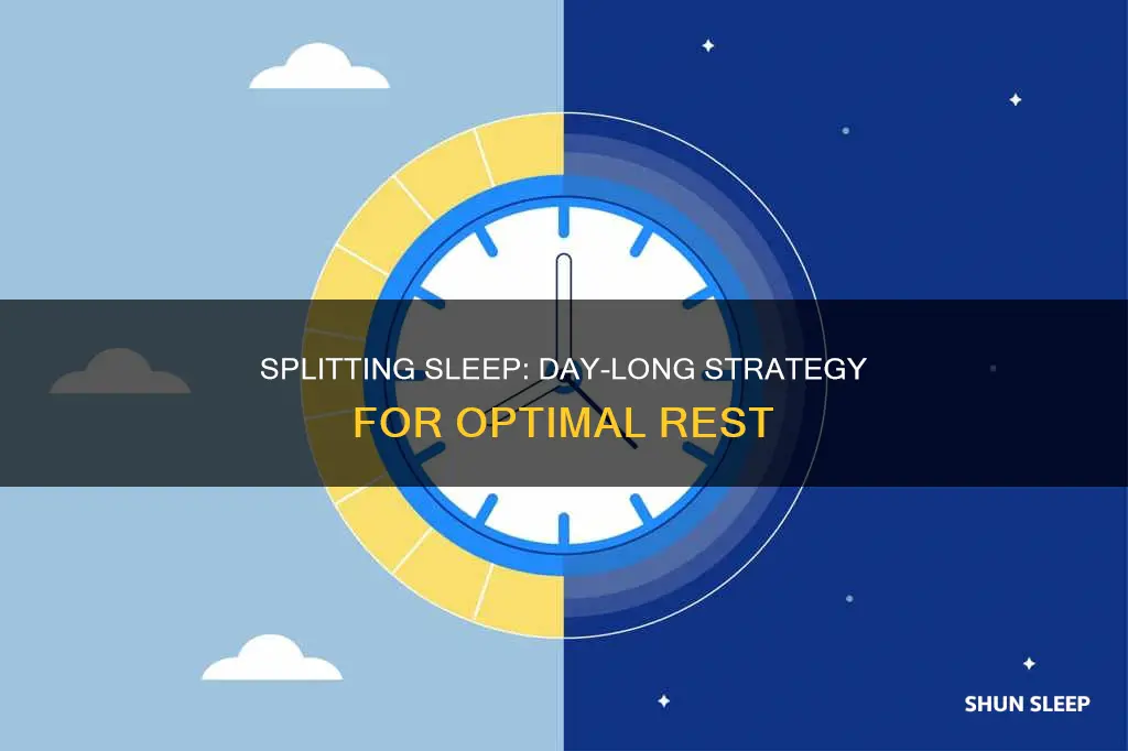 can you split sleep throughout the day