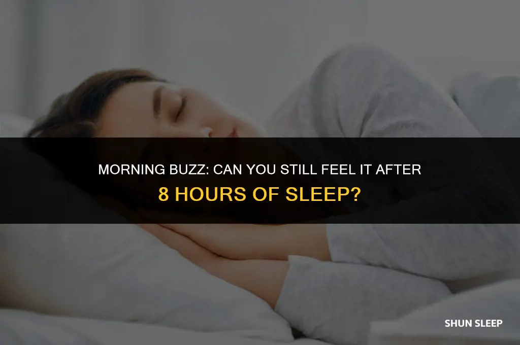 can you still be buzzed after sleeping 8 hours