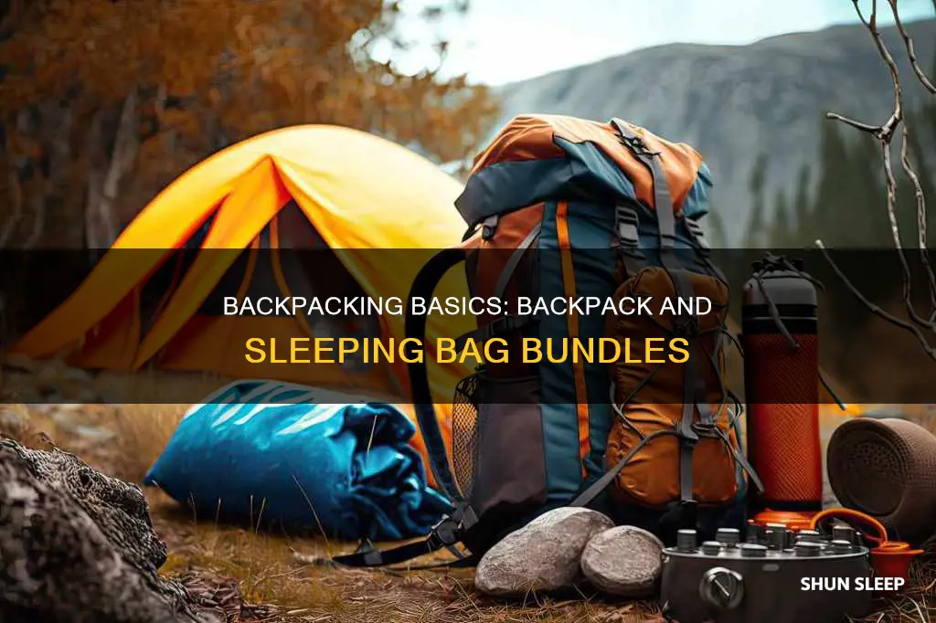 can you take a backpack and sleeping bag bundle