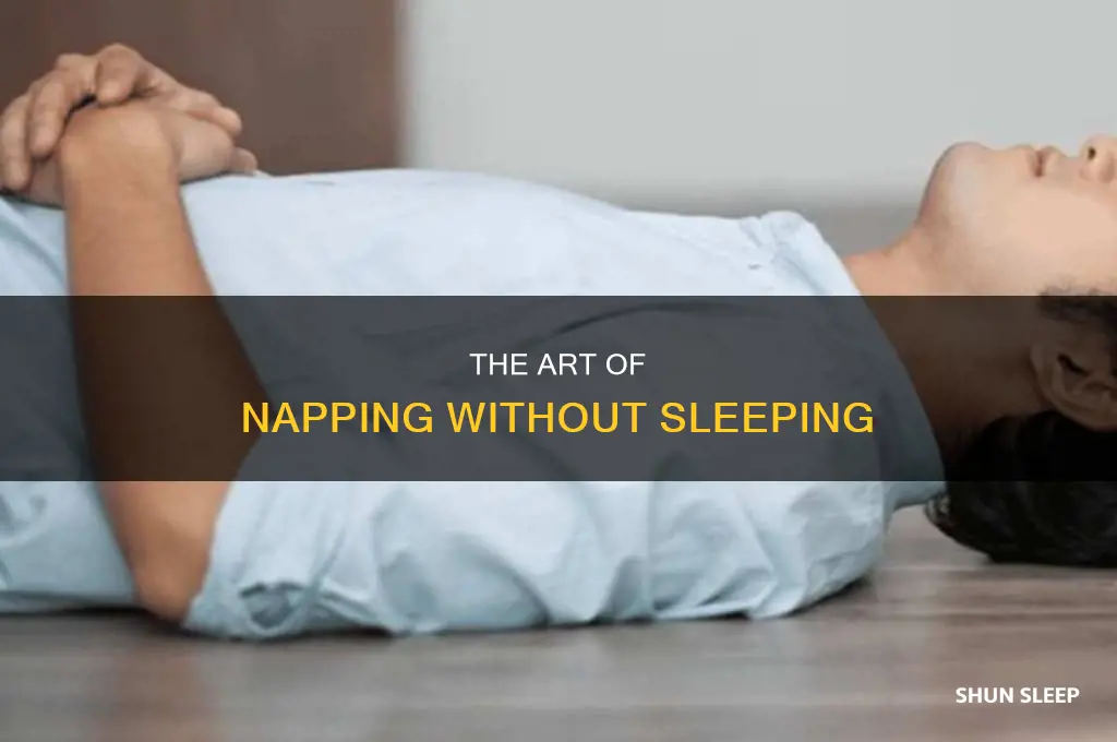 can you take a nap without sleeping