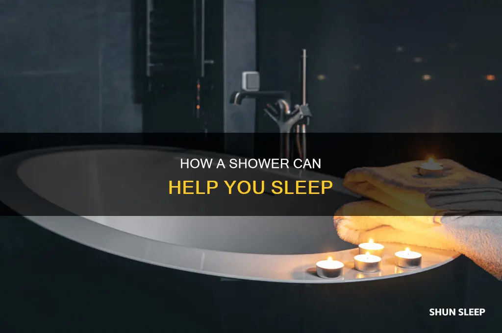 can you take a shower with no sleep