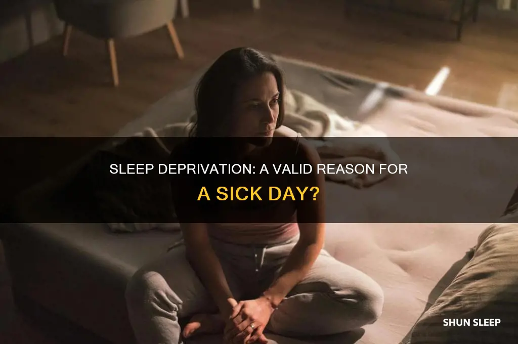 can you take a sick day over lack of sleep