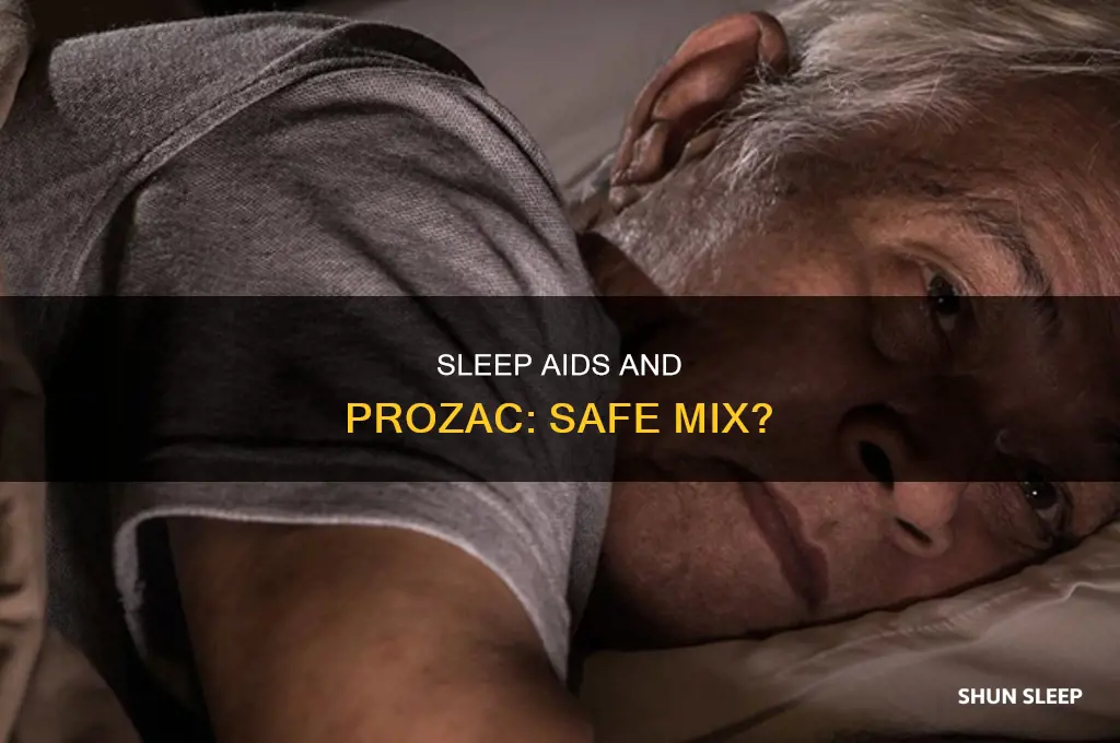 can you take a sleep aid with prozac