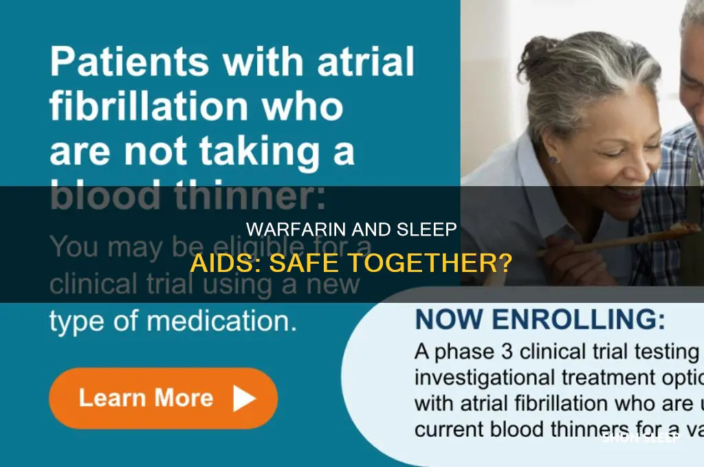 can you take a sleeping aid on warfarin