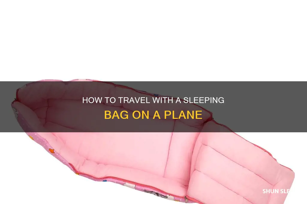 can you take a sleeping bag on a plane
