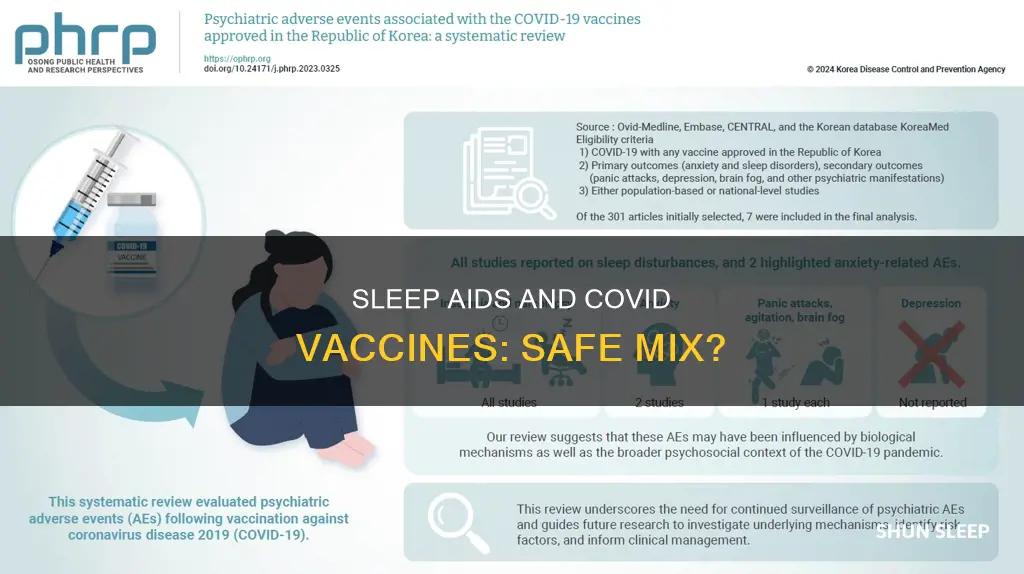 can you take a sleeping pill after covid vaccine