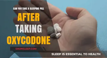 Sleeping Pills and Oxycodone: Safe Mix?