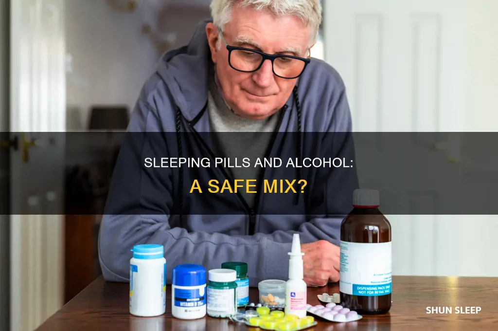 can you take a sleeping tablet with alcohol